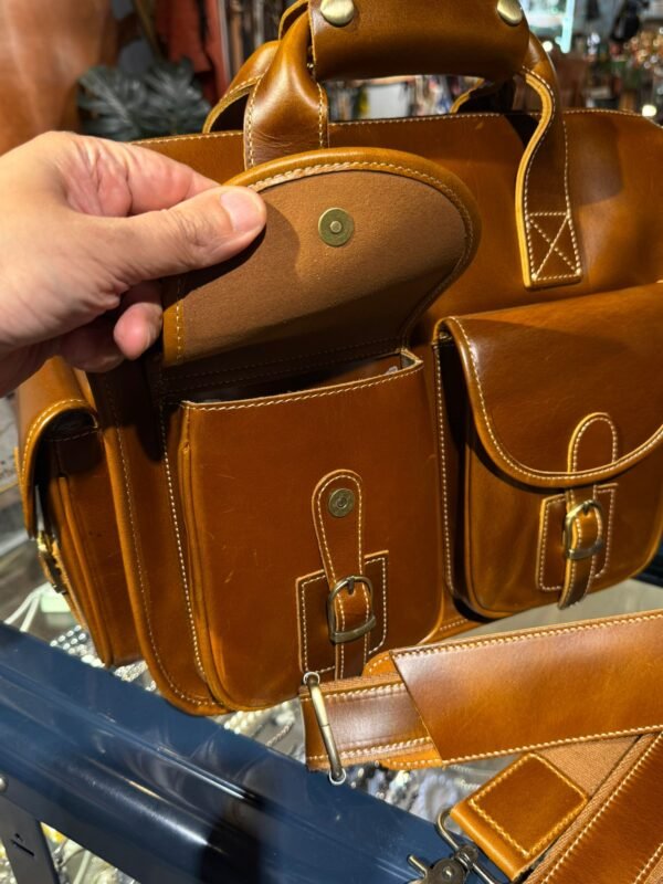 Retro Handbag Messenger Bag Casual Large Capacity ,Leather Bag ,Luggage Bag