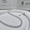 IMG_9739 3.5-4mm Sairindama Akoya Pearl Necklace,with Pearl Science Institute Certificate