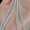 3.0-4.0mm Pearl Beaded Strand Necklace