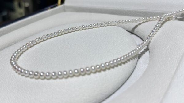 3.0-4.0mm Pearl Beaded Strand Necklace