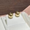 18K Yellow Gold 10mm Ball Stud Earring