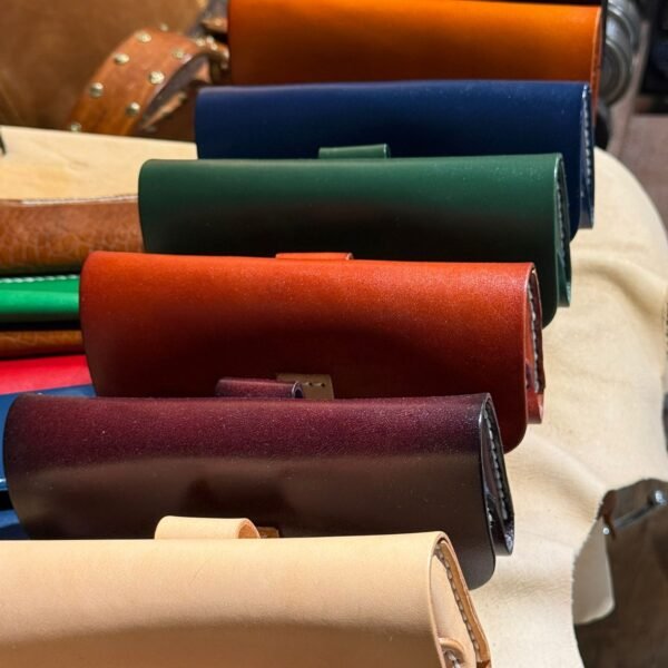 Handcrafted Vegetable - Tanned Italian Leather Eyeglass Case| Mastercraft-Made EyeglassBox