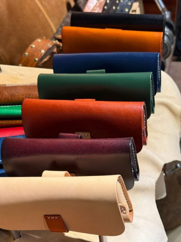 Handcrafted Vegetable - Tanned Italian Leather Eyeglass Case| Mastercraft-Made EyeglassBox