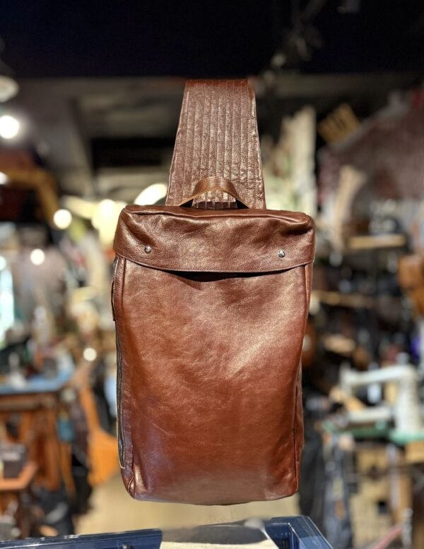 Full Leather Body Bag Crossbody Sling Bag