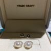 18K White Gold Pearl Diamond Stud Earring