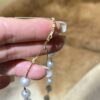 18K Yellow Gold Akoya Pearl Necklace,Hand Crafted Pearl Necklace
