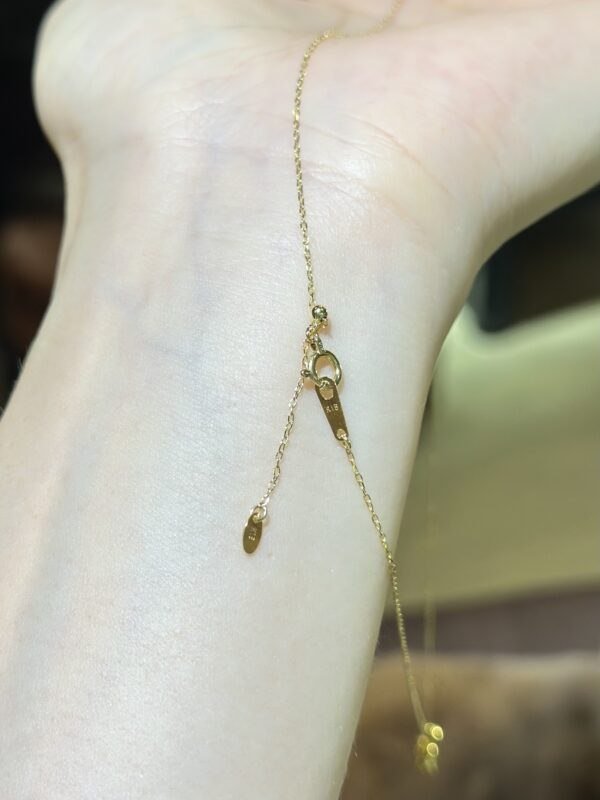 18K Yellow Gold Ruby Pendant Necklace,Enhancer Ruby Pendant