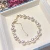 IMG_4691 18K Yellow Gold Akoya Pearl Bracelet,Hand Crafted Pearl Bracelet