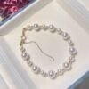 IMG_4692 18K Yellow Gold Akoya Pearl Bracelet,Hand Crafted Pearl Bracelet