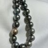11-13mm Tahitian Pearl Strand Necklace,South Sea Pearl Beaded Strand Necklace