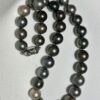 11-13mm Tahitian Pearl Strand Necklace,South Sea Pearl Beaded Strand Necklace