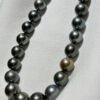 11-13mm Tahitian Pearl Strand Necklace,South Sea Pearl Beaded Strand Necklace