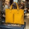 Men's Briefcase,Genuine Cowhide Leather