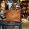 Men's Briefcase,Genuine Cowhide Leather