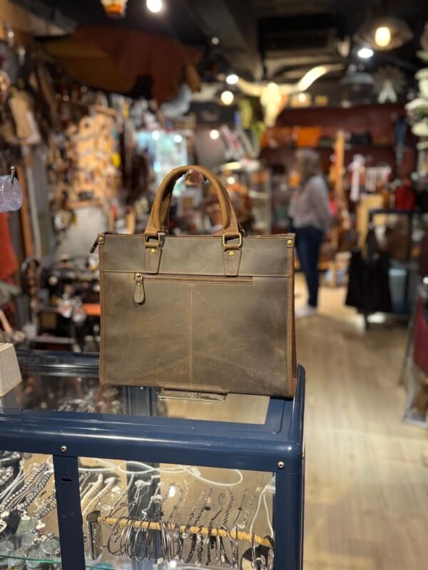 Men's Briefcase,Genuine Cowhide Leather